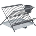 Wikva Folding A-Frame Dish Draining Rack Graphite Gray - Product view